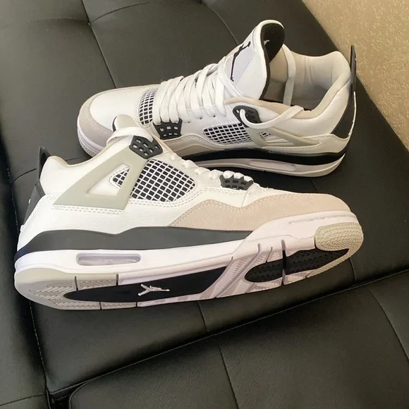 Nike Air Jordan 4 Retro” Military Black - (Offers Are Always Allowed) Athletic Shoes